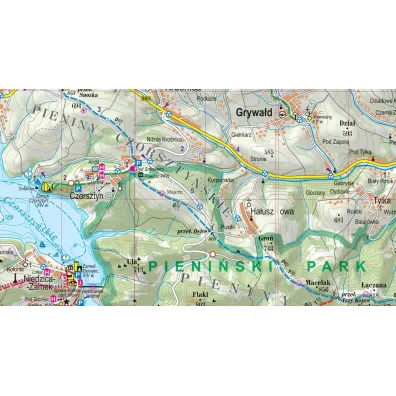 comfort!map Mapa turystyczna Pieniny 1:50 000