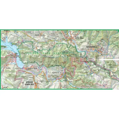 comfort!map Mapa turystyczna Pieniny 1:50 000