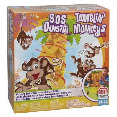 Spadające małpki Gra dla dzieci 52563 Mattel Games