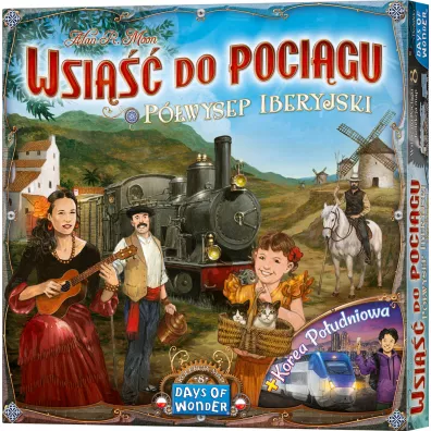 Wsi��� do Poci�gu: Kolekcja Map 8 - P�wysep Iberyjski i Korea Po�udniowa