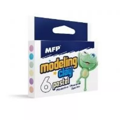MFP Plastelina pastelowa 6x100g