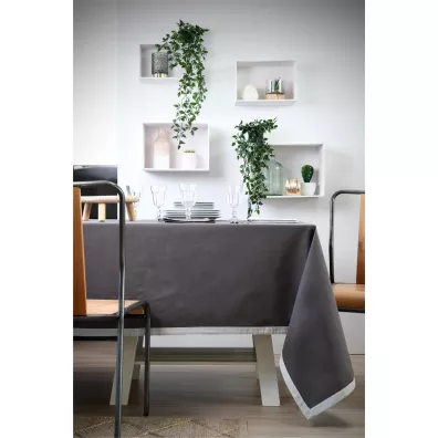Stof Obrus Duo 140x240 szary srebrny