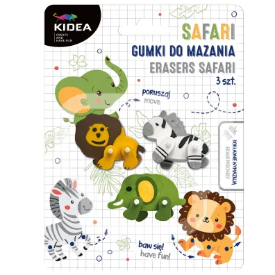 Derform GUMKA DO MAZANIA SAFARI 3SZT DERF KIDEA B/C