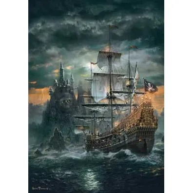 Puzzle 1500 el. High Quality Collection. Statek piracki Clementoni