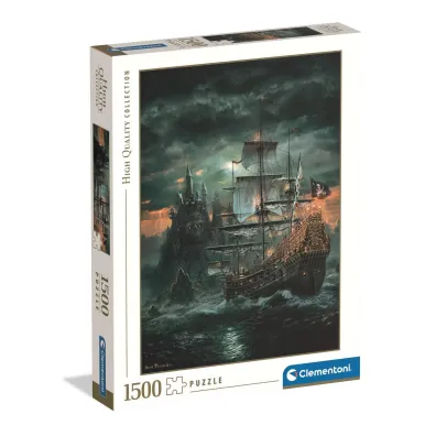 Puzzle 1500 el. High Quality Collection. Statek piracki Clementoni