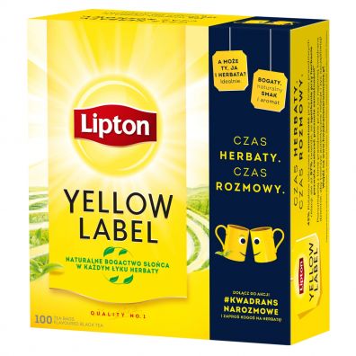 Lipton Herbata czarna Yellow Label 100 x 2 g