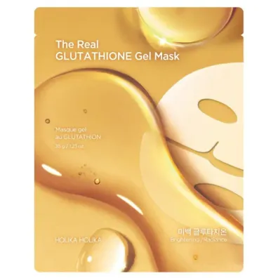 Holika Holika The Real Glutathione Gel Mask hydro�elowa maska ca�onocna przywracaj�ca blask 35 g