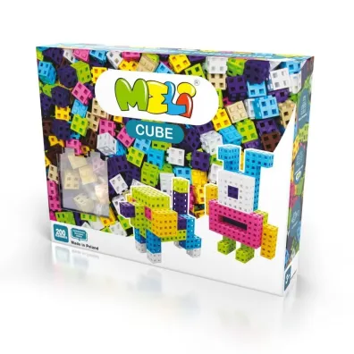 Klocki konstrukcyjne Meli Cube Pink