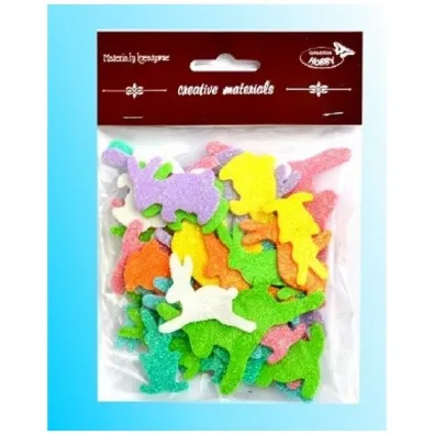 Galeria Hobby Zaj�czki brokatowe 56 szt.