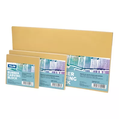 Milan Gumowy blok do linorytu du�y 28 x 15.5 cm
