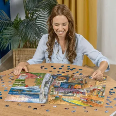 Puzzle 1000 el. Widok z kampera Ravensburger