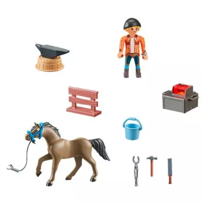 Playmobil Horses of Waterfall Kowal Ben i Achilles 71357