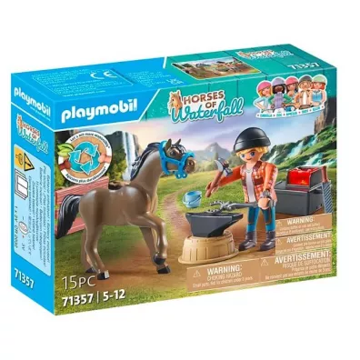 Playmobil Horses of Waterfall Kowal Ben i Achilles 71357