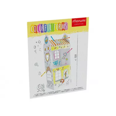 Puzzle 6 el. Kolorowanka domek L - Ul. Pyszno�ci 9 Monumi