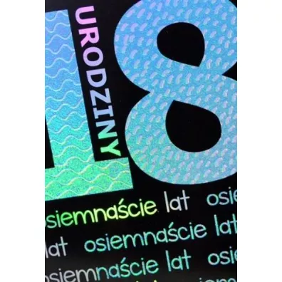 Trend Kartka okoliczno�ciowa Urodziny 18 TS18