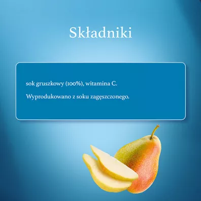 Gerber Sok 100% gruszka dla niemowląt po 4 miesiącu 200 ml Gerber Sok 100% gruszka dla niemowląt po 4 miesiącu 200 ml