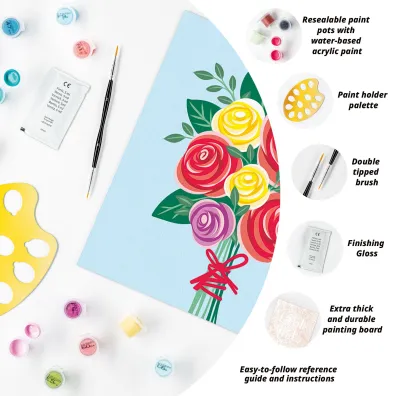 Malowanie po numerach CreArt - Bukiet R� Ravensburger