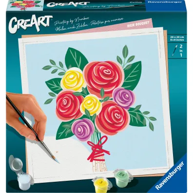 Malowanie po numerach CreArt - Bukiet R� Ravensburger