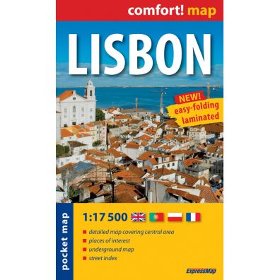 Comfort! map Lizbona (Lisbon) plan miasta