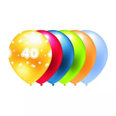 GoParty Balon nadruk 40 5 szt.