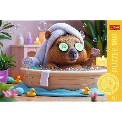 Puzzle 160 el. Kapibara w SPA Trefl