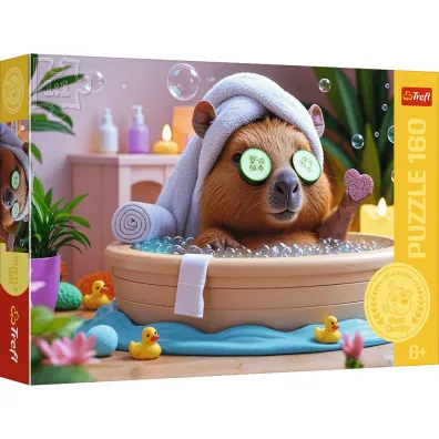 Puzzle 160 el. Kapibara w SPA Trefl