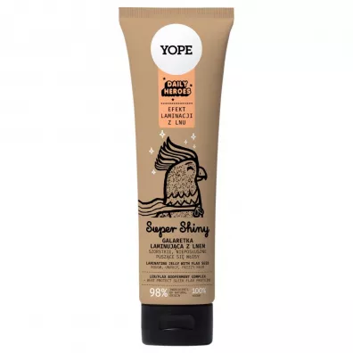 Yope Daily heroes Super Smooth galaretka laminuj�ca z lnem do w�os�w 140 ml