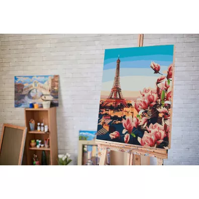 Twoje Hobby Malowanie po numerach - Paryskie Magnolie 40x50cm