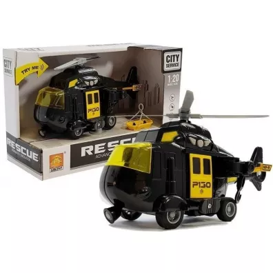 Helikopter ratunkowy ze �wiat�em i d�wi�kiem LeanToys