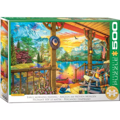 Puzzle 500 Early morning fishing 6500-5884 Eurographics