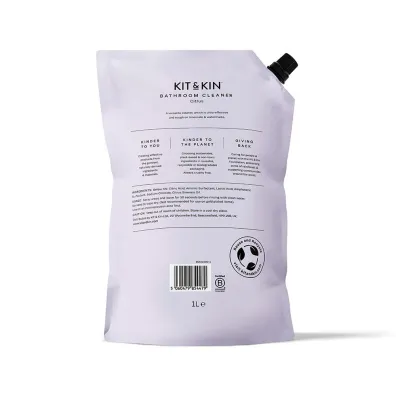 Kit and Kin Naturalny �rodek do czyszczenia �azienki, o zapachu cytrus�w 1 l