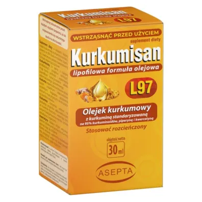 Asepta Kurkumisan L97 olej kurkumowy suplement diety 30 ml