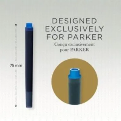 Parker Naboje do pi�ra d�ugie niebieskie 5 szt.