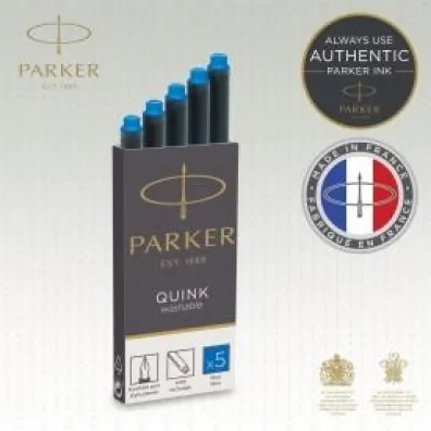 Parker Naboje do pi�ra d�ugie niebieskie 5 szt.
