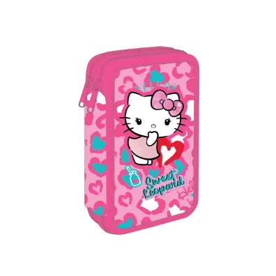 Patio Coolpack, Pi�rnik podw�jny z wyposa�eniem Jumper 2 Hello Kitty - Pink 2 (F066035)