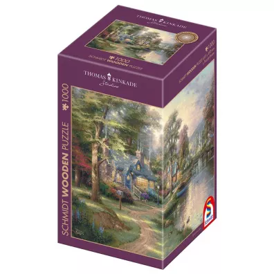 Puzzle 1000 el. Thomas Kinkade Miasteczko nad rzek� Schmidt