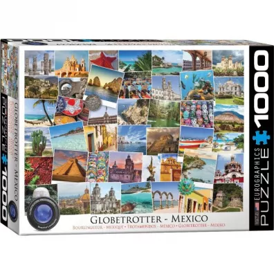 Puzzle 1000 el. Pocztwki z Meksyku Eurographics
