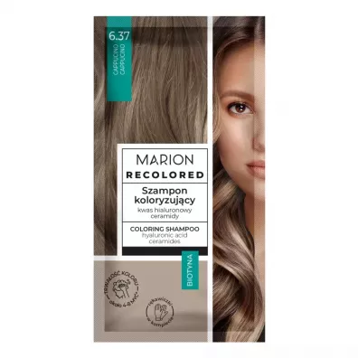 Marion Recolored szampon koloryzuj�cy 6.37 Cappucino 35 ml
