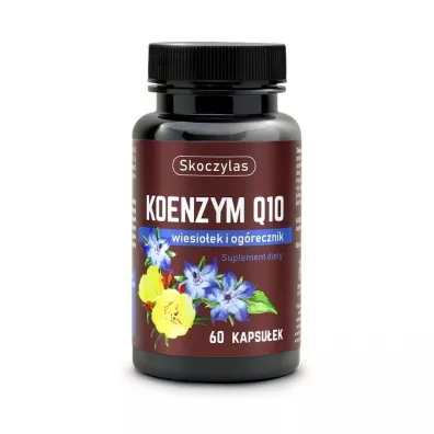 Skoczylas Koenzym Q10, wiesioek i ogrecznik Suplement diety 60 kaps.