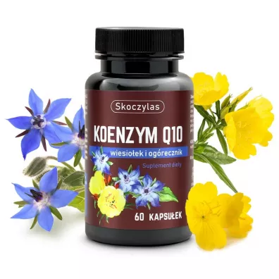 Skoczylas Koenzym Q10, wiesioek i ogrecznik Suplement diety 60 kaps.