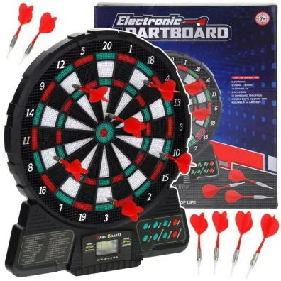 Gra zrcznociowa elektroniczna Dart tarcza z rzutkami CH-7175877