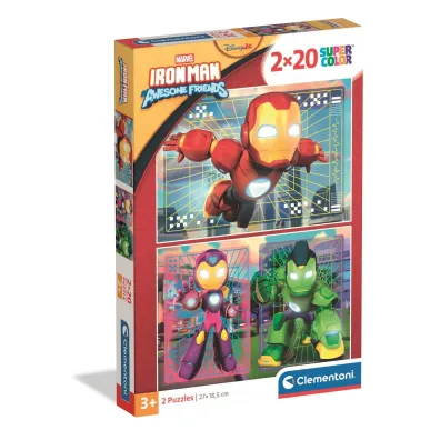 Puzzle 2x20 el. Ironman Disney Clementoni