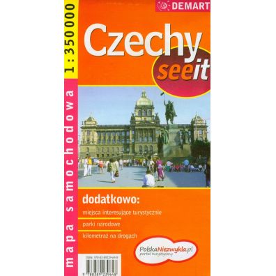 Czechy Mapa samochodowa 1:350000