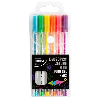 Derform D�ugopisy �elowe fluo 6 szt.