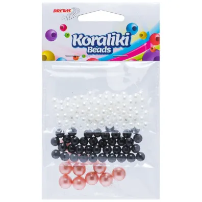 Koraliki do nawlekania 3 kolory 36g Brewis