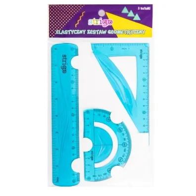 Strigo Zestaw geometryczny elastyczny 3 elementy