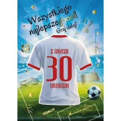 Armin Style KARNET URODZINY 30 B6 Z KOP AS GM-1341 FOL