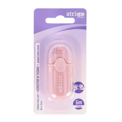 Strigo Korektor w ta�mie mini 5mmx6m mix (12 szt)