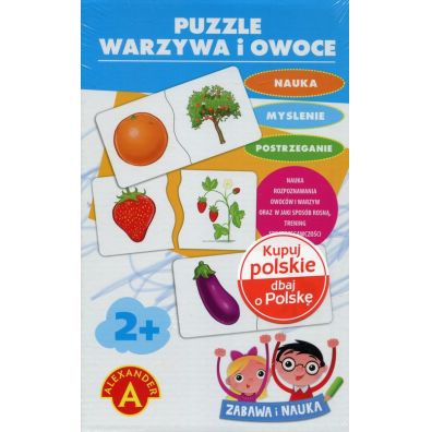 Puzzle Warzywa i Owoce Alexander