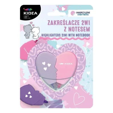 Derform Zakre�lacze Serce 2w1 z notesem KIDEA